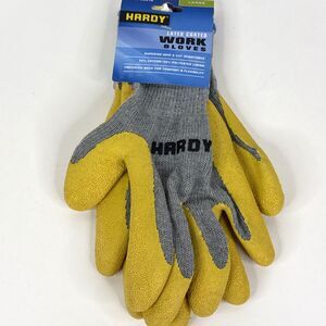 Hardy Latex Coated Work Gloves Size Medium NWT t-1049